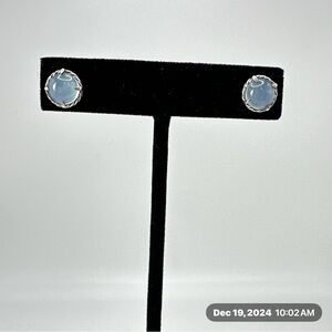 David Yurman chalcedony earrings